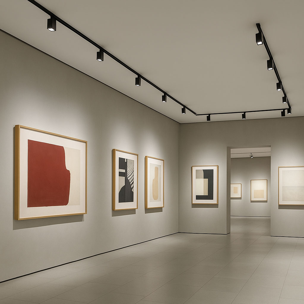 galeri ve sanat merkezlerinde magnet aydınlatma ürünleri kullanımı